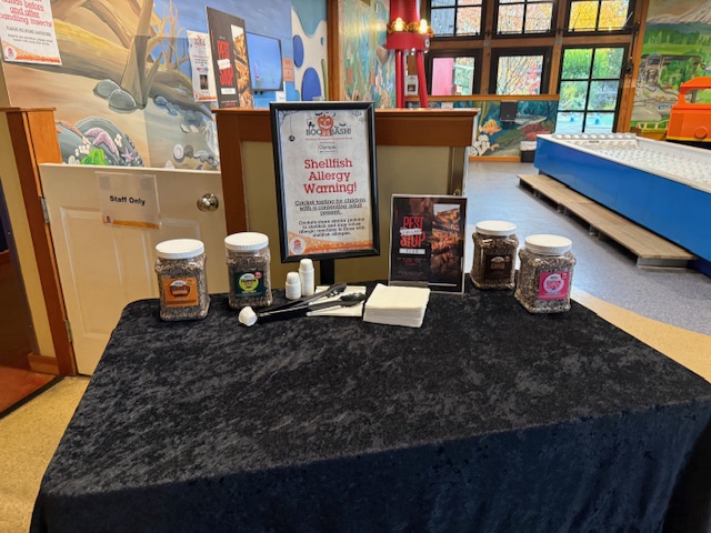 Cricket tasting station